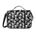 Black And White Soccer Ball Print Shoulder Strap Bible Bag