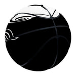 Black And White Spartan Helmet Print Basketball