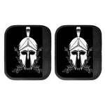 Black And White Spartan Helmet Print Handle Covers