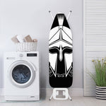 Black And White Spartan Helmet Print Ironing Board Cover
