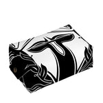Black And White Spartan Helmet Print Rectangle Tissue Box Cover