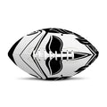 Black And White Spartan Helmet Print Rugby Ball