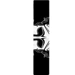 Black And White Spartan Helmet Print Table Runner