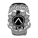 Black And White Spartan Warrior Print Baby Seat Cover