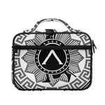 Black And White Spartan Warrior Print Briefcase Bible Bag
