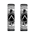 Black And White Spartan Warrior Print Handle Covers