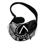 Black And White Spartan Warrior Print Pet Sling Carrier