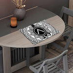 Black And White Spartan Warrior Print Placemat