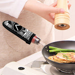 Black And White Spartan Warrior Print Skillet Handle Cover