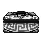 Black And White Spartan Warrior Print Small Lunch Bag