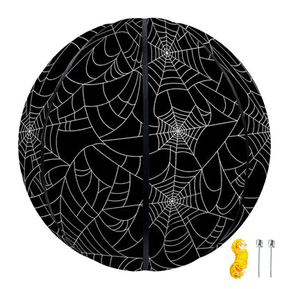 Black And White Spider Web Pattern Print Basketball