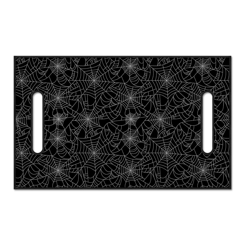 Black And White Spider Web Pattern Print Golf Cart Seat Cover