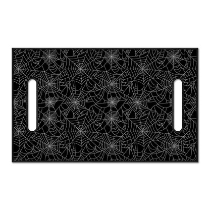 Black And White Spider Web Pattern Print Golf Cart Seat Cover