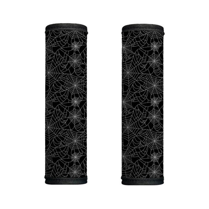 Black And White Spider Web Pattern Print Handle Covers