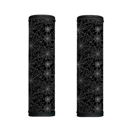 Black And White Spider Web Pattern Print Handle Covers