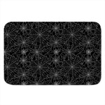 Black And White Spider Web Pattern Print Indoor Door Mat