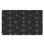 Black And White Spider Web Pattern Print Polyester Doormat