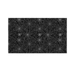 Black And White Spider Web Pattern Print Polyester Flag