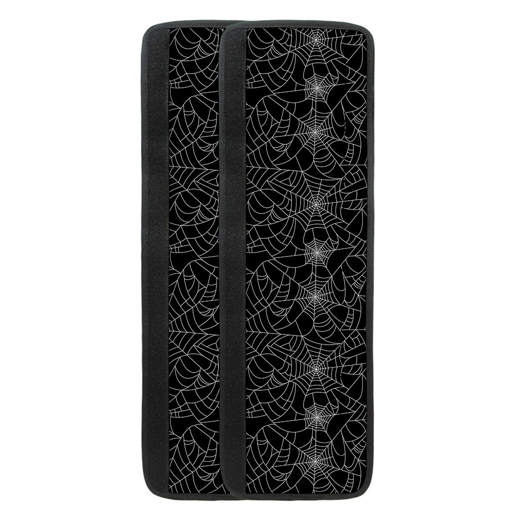 Black And White Spider Web Pattern Print Refrigerator Handle Covers