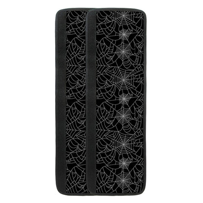Black And White Spider Web Pattern Print Refrigerator Handle Covers