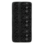 Black And White Spider Web Pattern Print Refrigerator Handle Covers