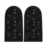 Black And White Spider Web Pattern Print Skillet Handle Cover