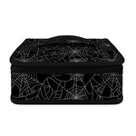 Black And White Spider Web Pattern Print Small Lunch Bag