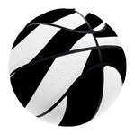 Black And White Spiral Illusion Print Basketball