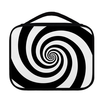 Black And White Spiral Illusion Print Classic Bible Case