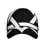 Black And White Star of David Print Baseball Cap