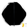 Black And White Star of David Print Basketball