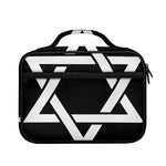 Black And White Star of David Print Briefcase Bible Bag