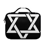 Black And White Star of David Print Briefcase Bible Bag