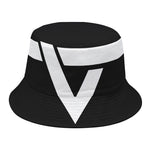 Black And White Star of David Print Bucket Hat