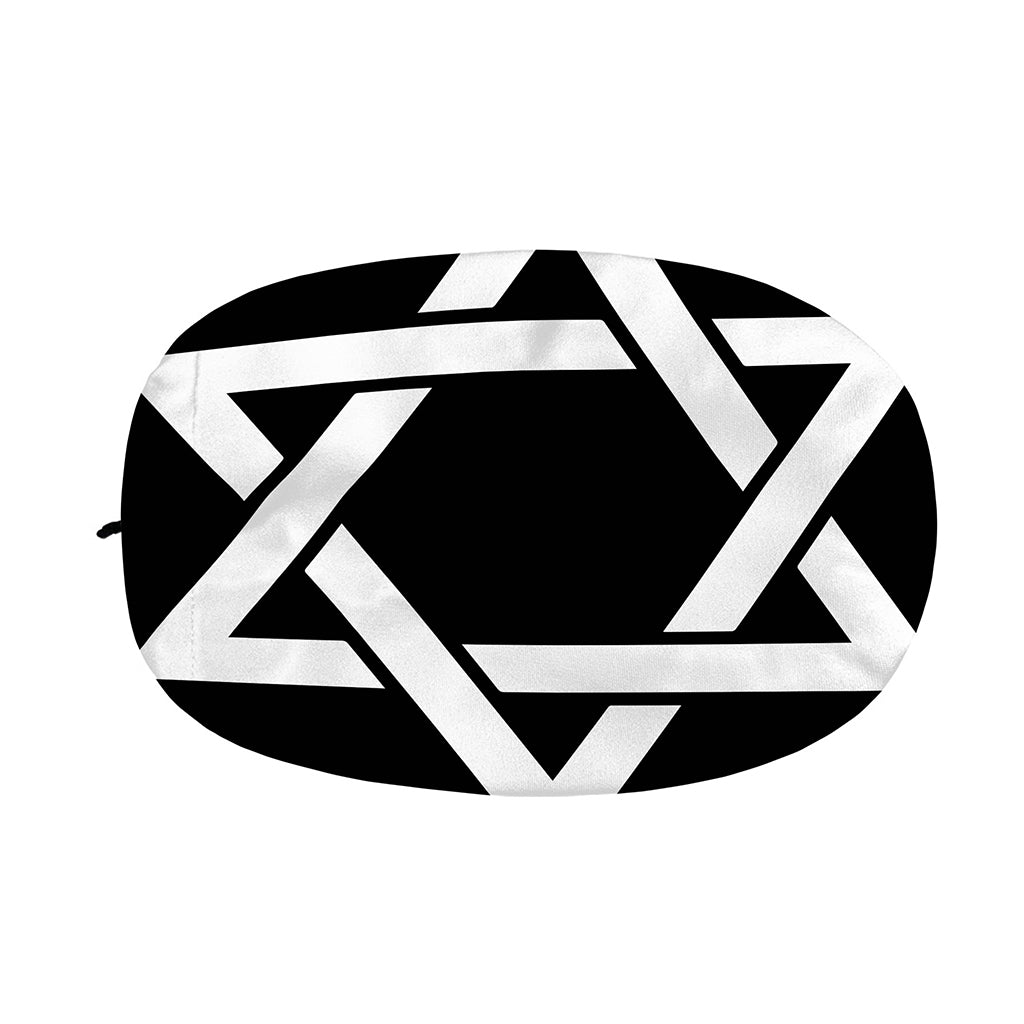 Black And White Star of David Print Car Side Mirror Covers