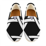 Black And White Star of David Print Casual Shoes