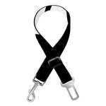 Black And White Star of David Print Dog Seat Belt