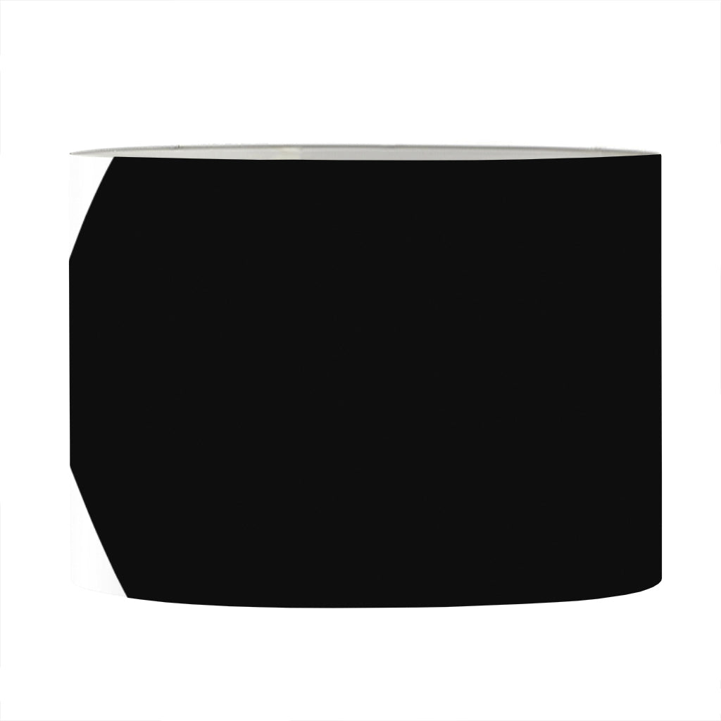 Black And White Star of David Print Drum Lamp Shade