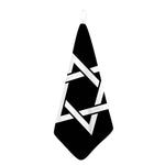 Black And White Star of David Print Hand Towel