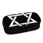 Black And White Star of David Print Insulin Cooler Travel Case