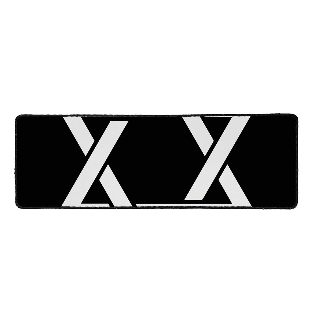 Black And White Star of David Print Long Kitchen Mat
