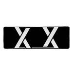 Black And White Star of David Print Long Kitchen Mat