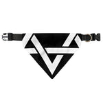 Black And White Star of David Print Over The Collar Dog Bandana