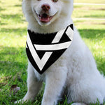 Black And White Star of David Print Over The Collar Dog Bandana