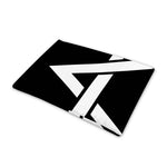 Black And White Star of David Print Pet Cooling Mat Cover