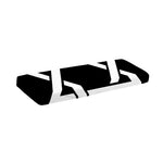 Black And White Star of David Print Piano Keyboard Cover