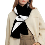 Black And White Star of David Print Scarf