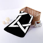 Black And White Star of David Print Towel