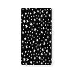 Black And White Star Pattern Print Baby Crib Sheet