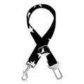 Black And White Star Pattern Print Dog Seat Belt